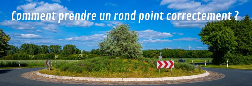 prendre un rond point