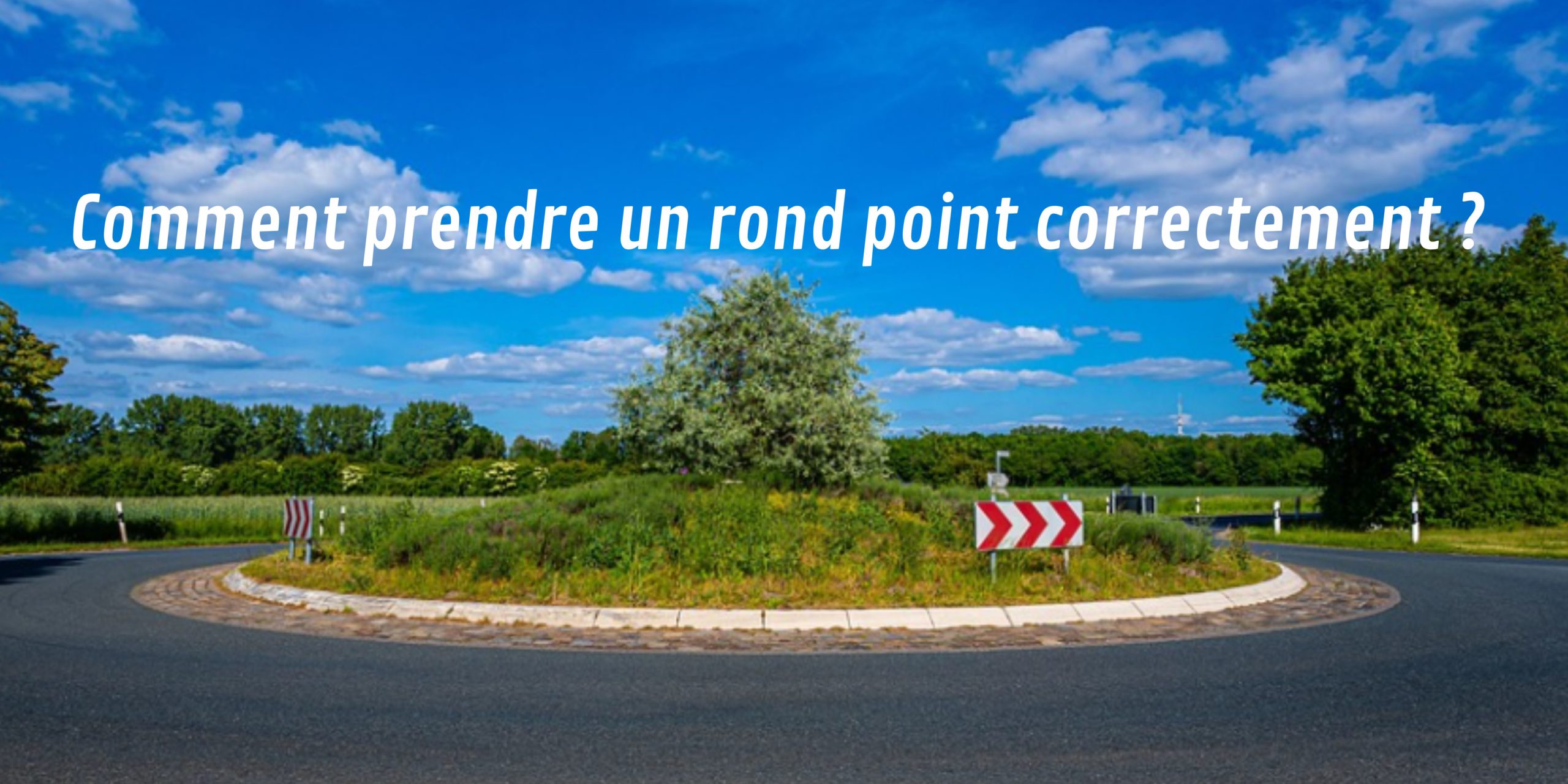 prendre un rond point